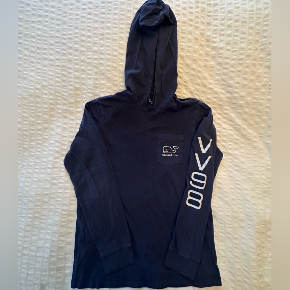 Boy's Vineyard Vines long sleeve hooded tee
